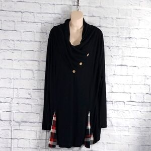 🔵BOGO FREE🔵 Rose Gal Long Sleeve Tunic Top Mini Dress Sz 5X